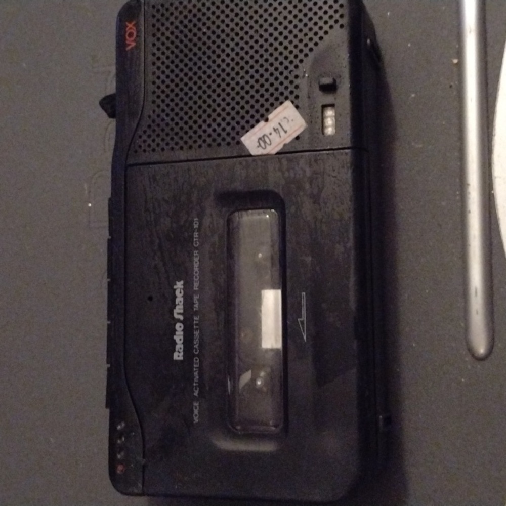 Radio Shack Voice Activated Cassette Recorder